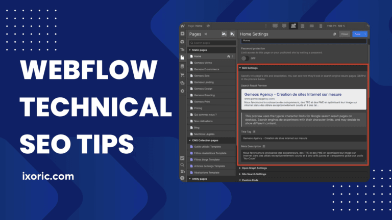 21 Webflow Technical SEO Tips to Boost Rankings