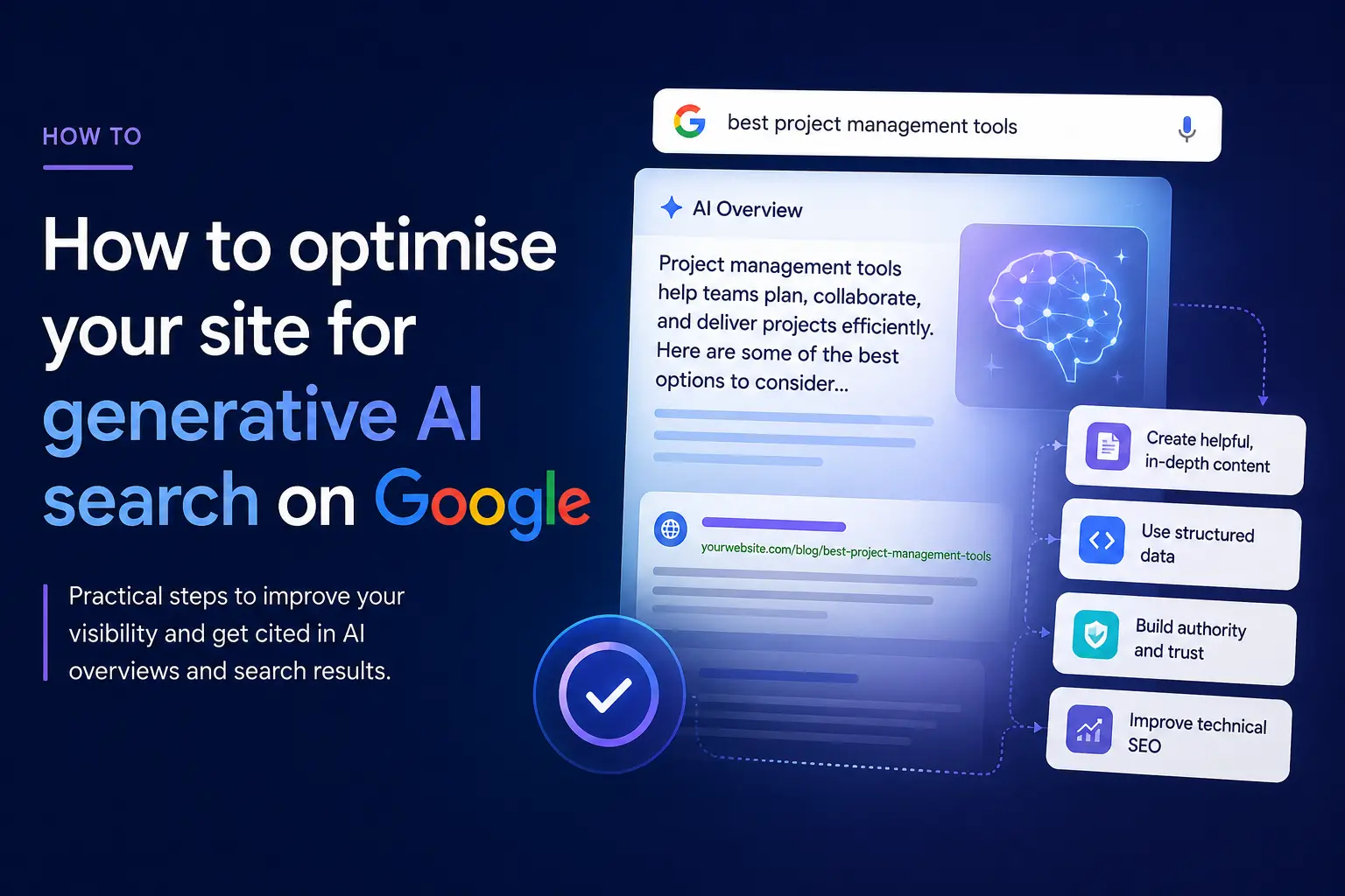 How to optimize your site for generative AI search on Google How to optimize your site for generative AI search on Google