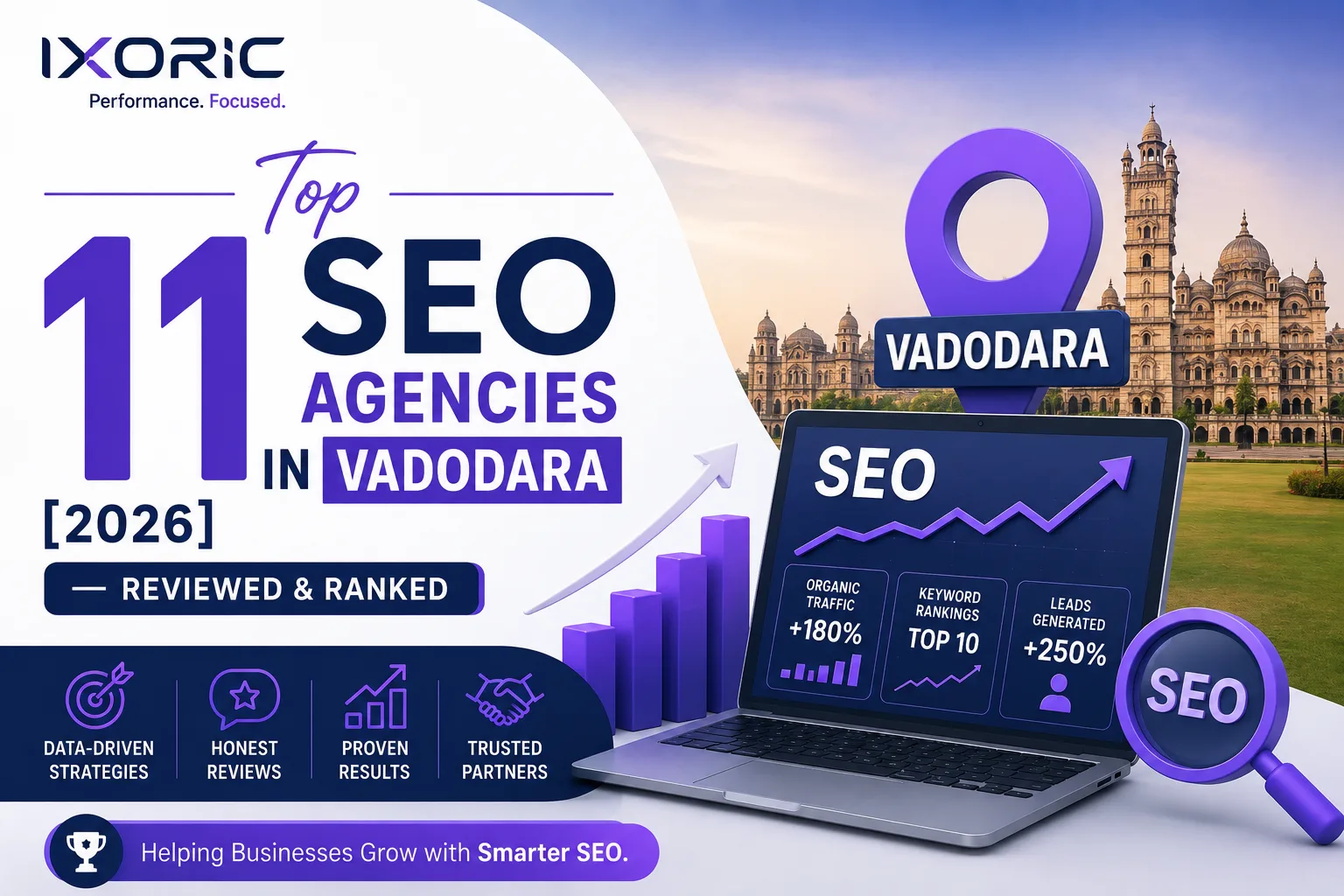 Top 11 SEO Agencies in Vadodara [2026] — Reviewed & Ranked