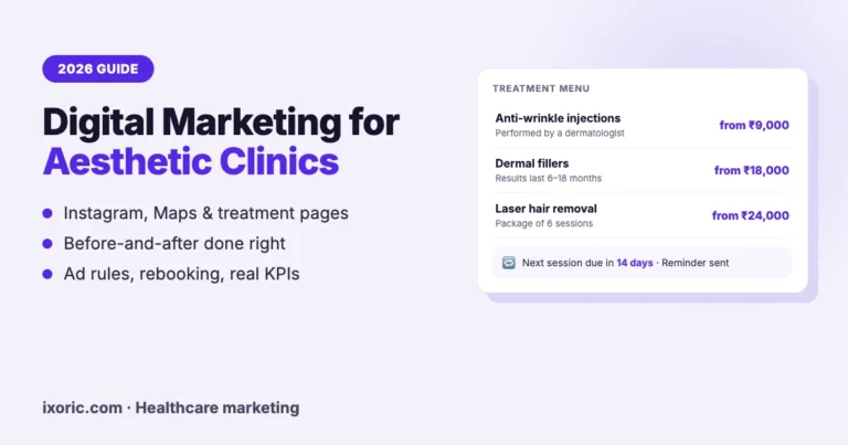 Digital Marketing for Aesthetic Clinics: The 2026 Guide for Med Spas and Cosmetic Practices