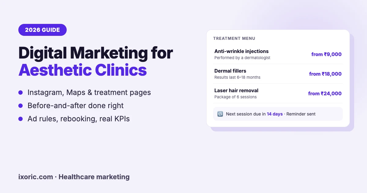 Digital Marketing for Aesthetic Clinics: The 2026 Guide for Med Spas and Cosmetic Practices
